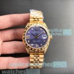 Replica Rolex Datejust Yellow Gold Stainless Steel Ladies Watch